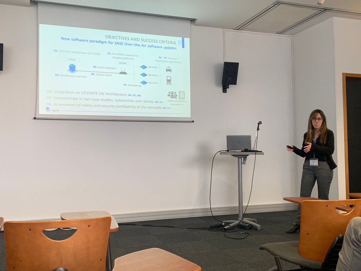 UP2DATE at WASOS workshop in #HIPEAC2023! Many thanks to <a href="/ADMORPH1/">ADMORPH</a> project for the great organization and for inviting us!