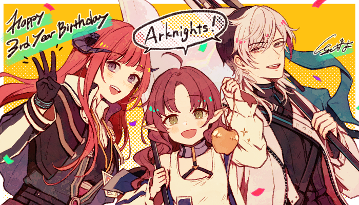 Happy 3rd Year Birthday to Arknights!
#Arknights3rdAnniv #Messageinabottle #Arknights