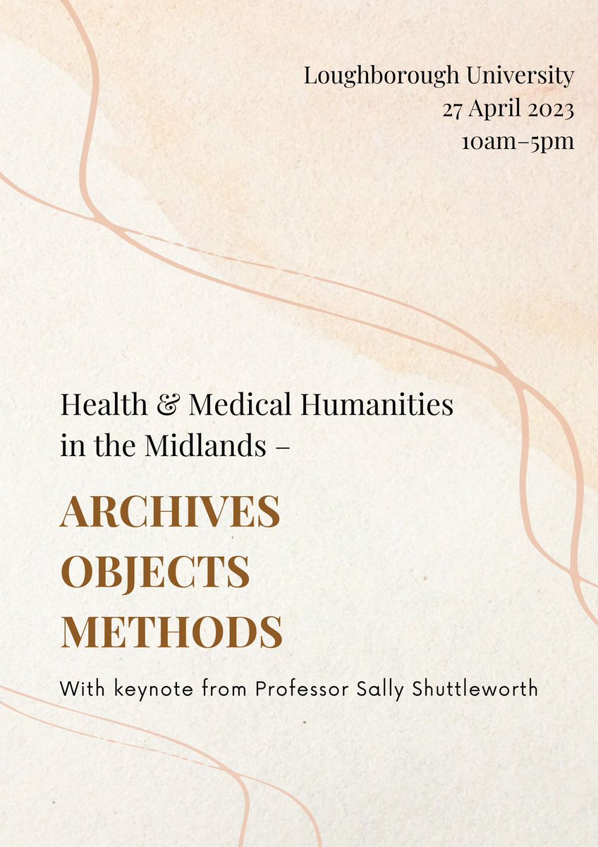 📣 Are you a Early Career Researcher in the Midlands, researching #health/#medicalhumanities? We (🙋🏼‍♀️ & @_jadefrench) are seeking 10-minute papers to showcase exciting #methods being used in ECR research as part of a @BritishAcademy_ funded symposium🧵