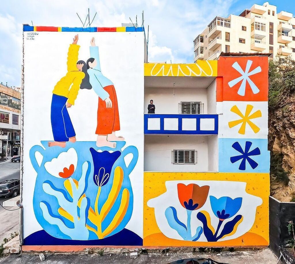 #Streetart by #YESSIOW @yessiow in #Fuheis, Jordan, for #BaladkUrbanArtsProject @baladk
More info at: ift.tt/gpWU7xX
Via @cultureforfreedom 

#Baladk #streetartFuheis #streetartJordan #Jordanstreetart #art #graffiti #murals #murales #urbanart #… instagr.am/p/Cnjb8TbsOmQ/