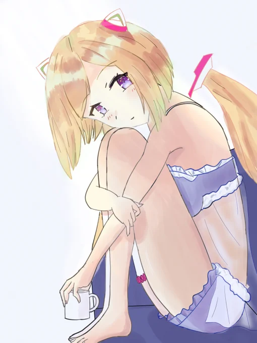 ちなみになんでフォロワー1万人記念イラストかというとフォロワー0人の時に描いたイラストのリメイクだからです 