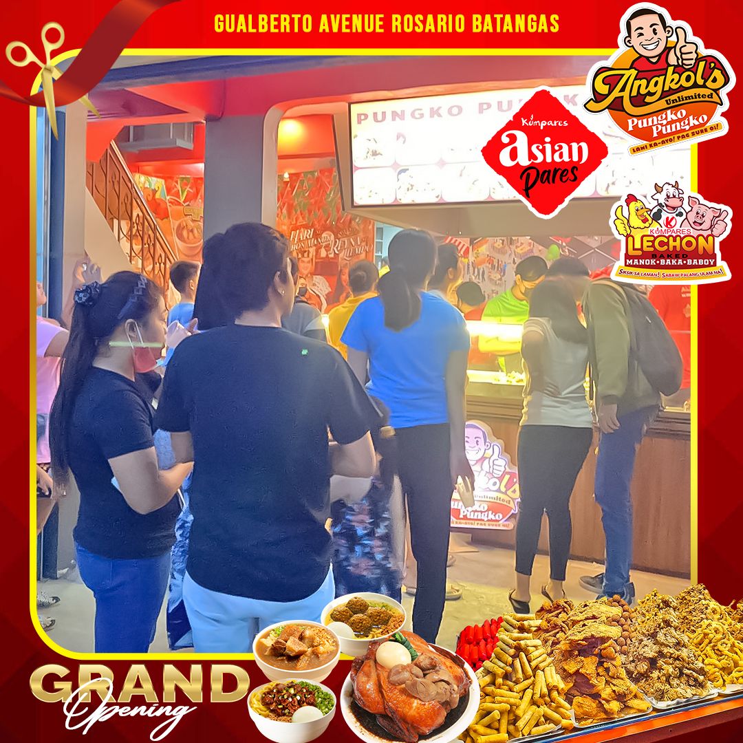 KUMPARES_OPDSLM's tweet photo. Daan muna dito sa 3 in 1 Store
ANGKOLS PUNGKO PUNGKO,
 ASIAN PARES at 
KUMPARES BAKED LECHON MANOK
dito Lang sa 
ROSARIO BATANGAS
Mainit na sabaw 
PARES, 🍜🍜
LECHON MANOK AT🍗🍗
 MASARAP NA PUNGKO PUNGKO 
ang sasalubong sayo😋😋😋
#kblm
#kumparesasianpares
#angkolspungkopungko https://t.co/2uleDiYbCG