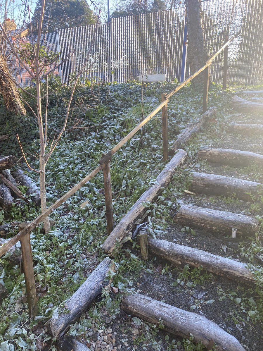 We popped down to the <a href="/WestburyBNR/">Friends of Westbury Banks Nature Reserve (⧖)</a> and installed a new banister on the staircase 🌱🌿 #GrowBackGreener