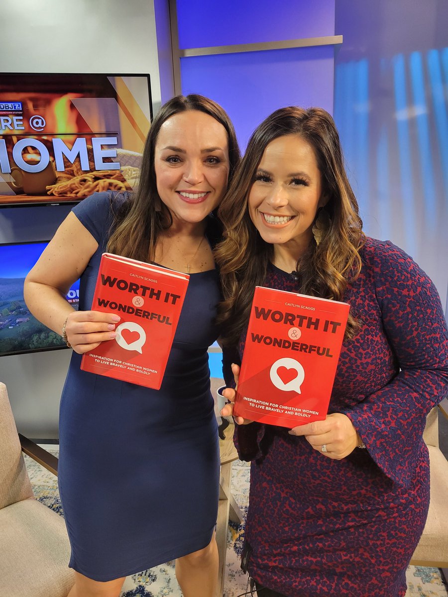 A great segment with <a href="/MeliGaona/">Melissa Gaona</a> talking all things "Worth it and Wonderful" I love her energy and enthusiasm  - always makes for a fun &amp; meaningful conversation!
Watch the segment here: wdbj7.com/2023/01/17/wor…
#booklaunch #newbook