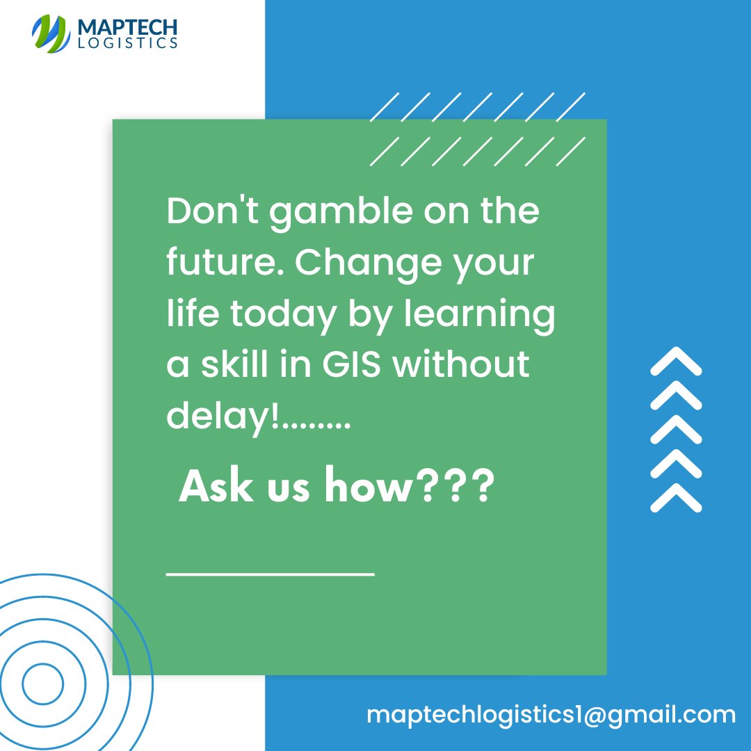 MaptechL's tweet photo. Maptech GIS training course gives you life-enhancing skills which open you up to so many opportunities in the job market.
Contact 0554398592/0554897944 to register now!!
#gis #gistraining #gisjobs
#skills #maptech
#software #softwaredevelopment https://t.co/ZmZ7ZOVgvL