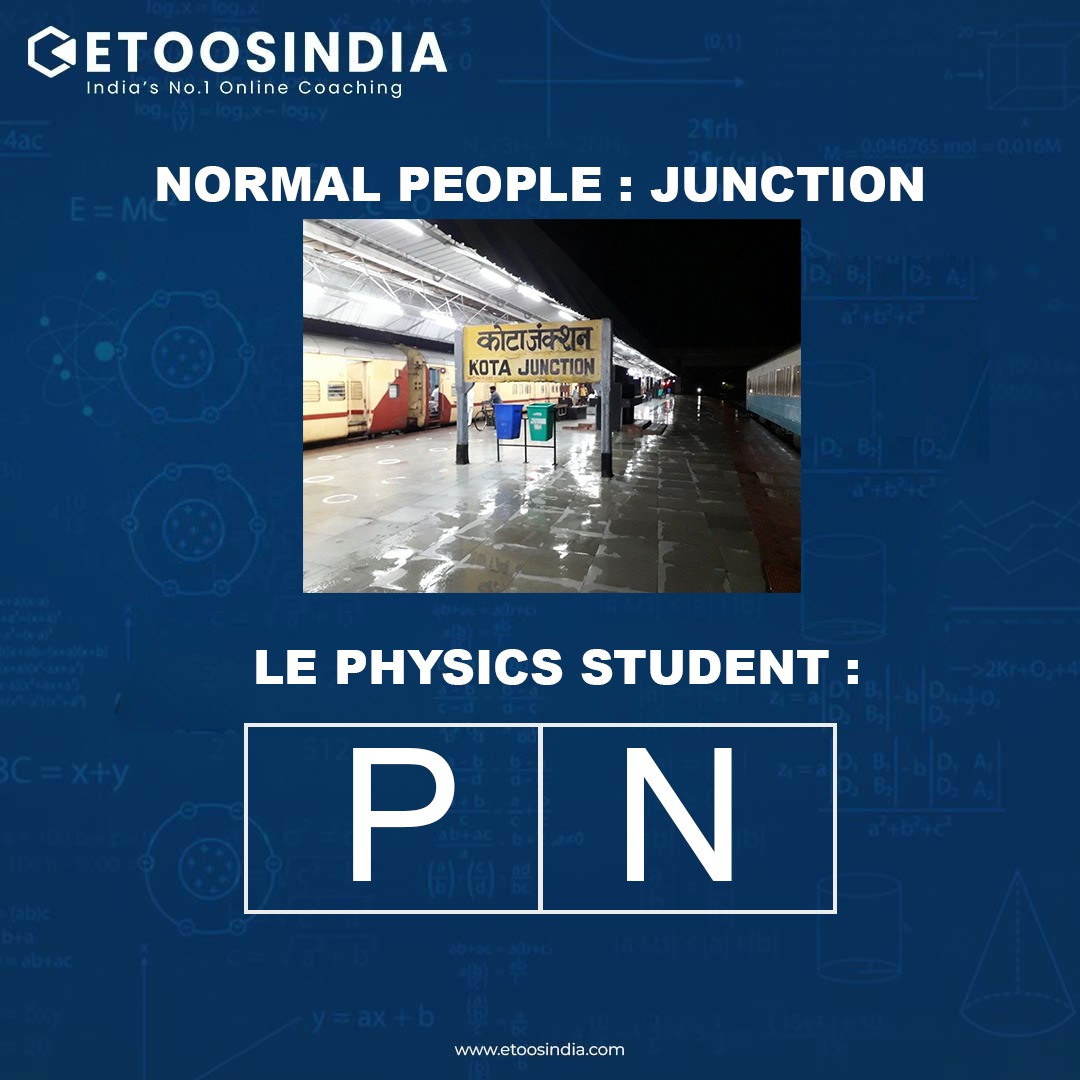 EtoosIndia's tweet photo. Raj be like: Tell me Simran at which Junction you are ? 😆😂
#Etoosindia #jee2023 #neet2023 #kotajunction #pnjunction #Physics #DDLJ https://t.co/Qrjk17AylG
