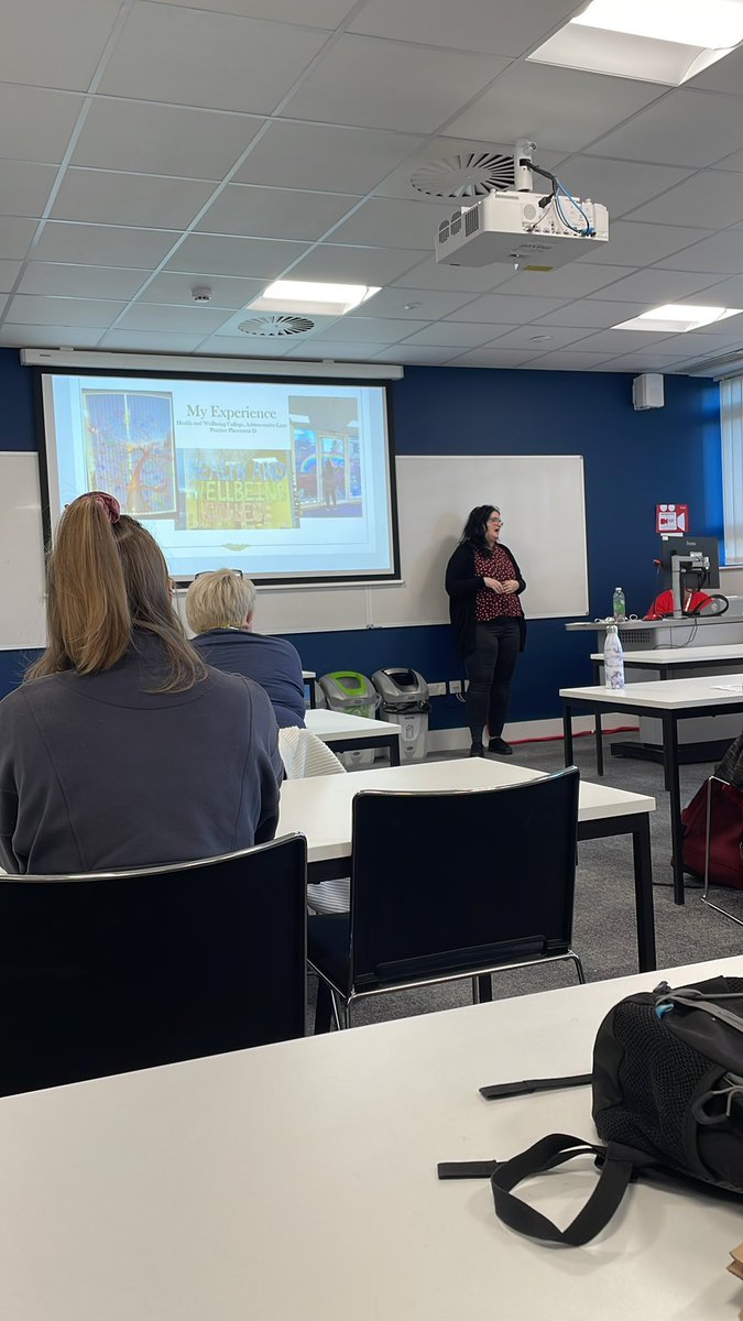 Salford University's Student Led OT Cafe (@uosotc) on Twitter photo <a href="/MegOT1103/">Meg Thornton-Thompson</a> talking about the amazing work of recovery colleges, where she spent her role emerging placement #uosotc23 #studentot #roleemergingplacement <a href="/MegOT1103/">Meg Thornton-Thompson</a> talking about the amazing work of recovery colleges, where she spent her role emerging placement #uosotc23 #studentot #roleemergingplacement