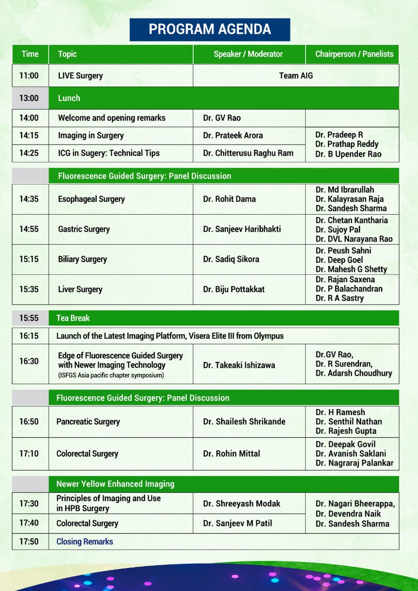 AIGHospitals's tweet photo. At AIG Hospitals, are presenting the first dedicated Update on “Enhanced Image Guided Surgeries” with the launch of #VISERA ELITE III Surgical #Visualization Platform from #Olympus. Click https://t.co/g1jmz3nUyZ to learn more and register.
#AIGHospitals  #ImageGuidedSurgeries https://t.co/MMVHbxWjsO