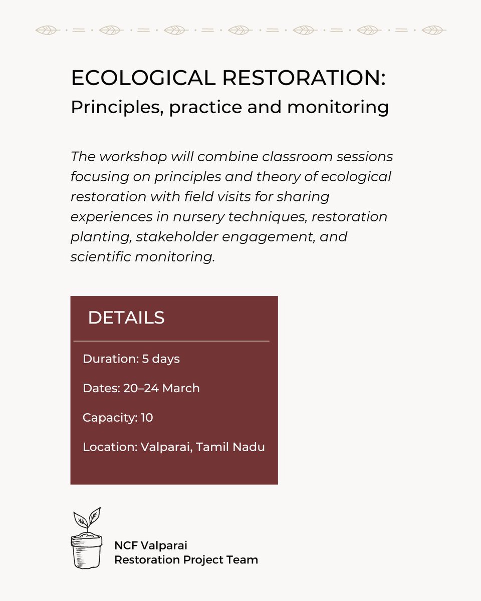 Nature Conservation Foundation tweet media