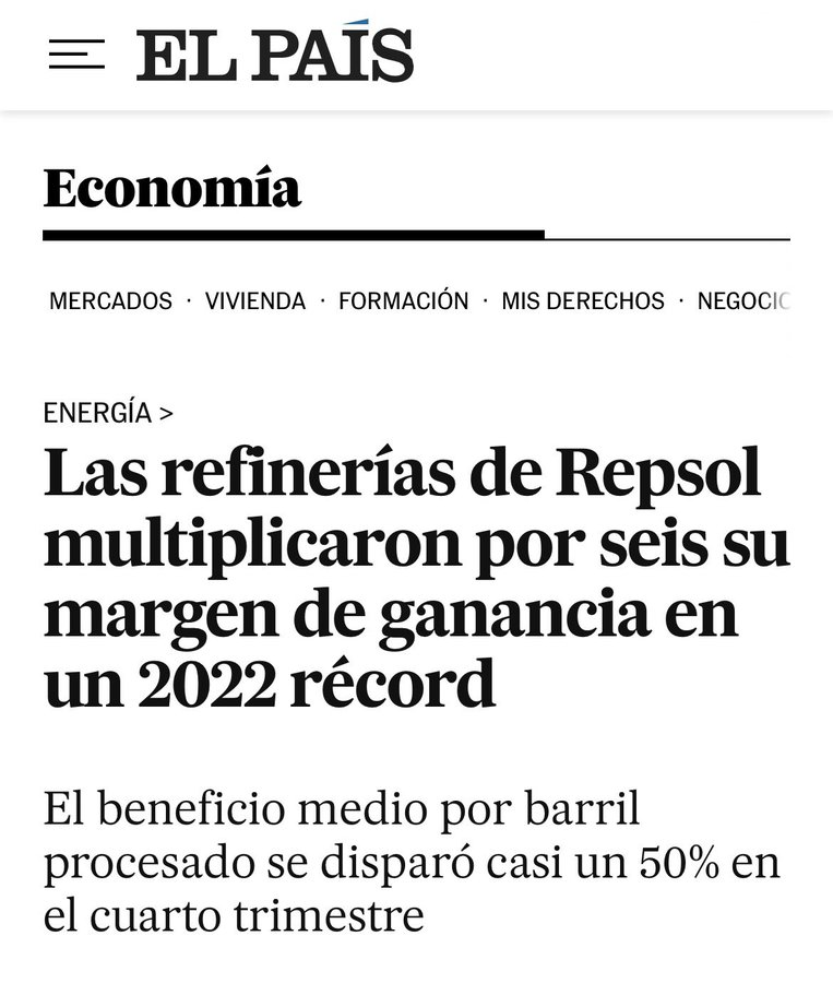 JulenBollain's tweet photo. Por seis. Multiplicaron POR SEIS su margen de ganancia en 2022. https://t.co/L72ZUngQK9