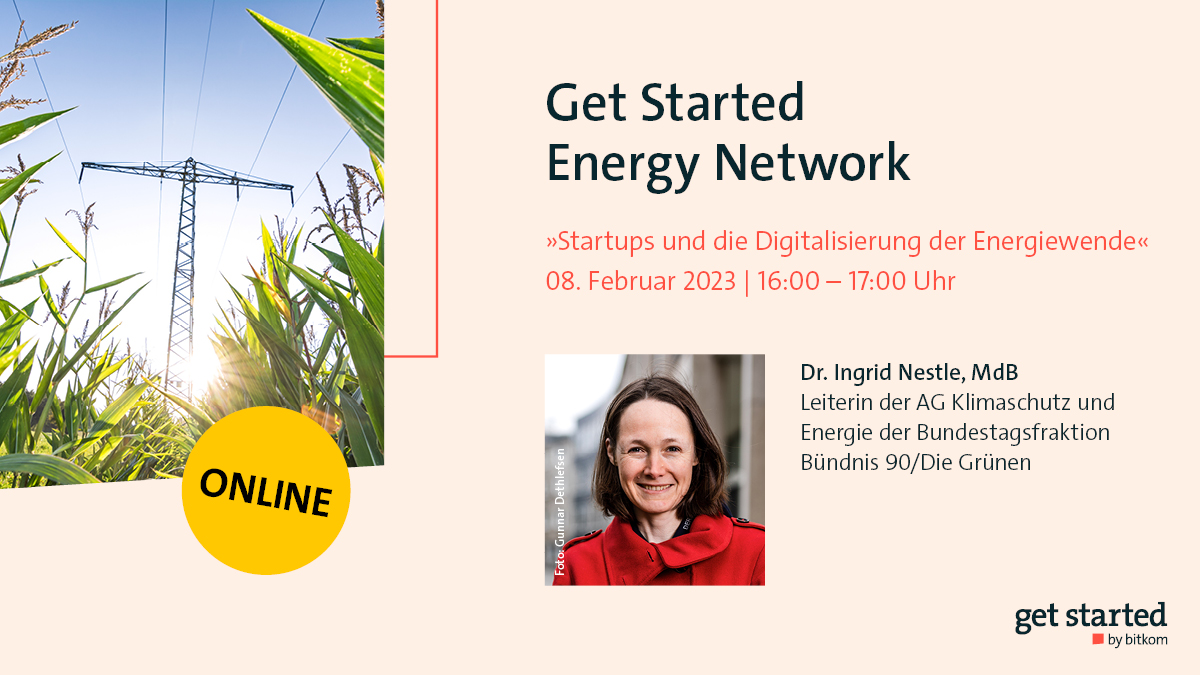 Get Started (@bitkom_startup) on Twitter photo Die Politik plant einen Neustart der #Digitalisierung der Energiewende und möchte einen gesetzlichen Rollout-Fahrplan verankern. Doch welche Vorteile ergeben sich für #Startups durch das neue Gesetz? Diskutiere mit und melde dich für das Energy Network an: bitkom.org/Themen/Anmeldu… Die Politik plant einen Neustart der #Digitalisierung der Energiewende und möchte einen gesetzlichen Rollout-Fahrplan verankern. Doch welche Vorteile ergeben sich für #Startups durch das neue Gesetz? Diskutiere mit und melde dich für das Energy Network an: bitkom.org/Themen/Anmeldu…