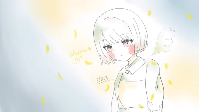 1人目の天使#undertale #アンダーテール#イラスト 