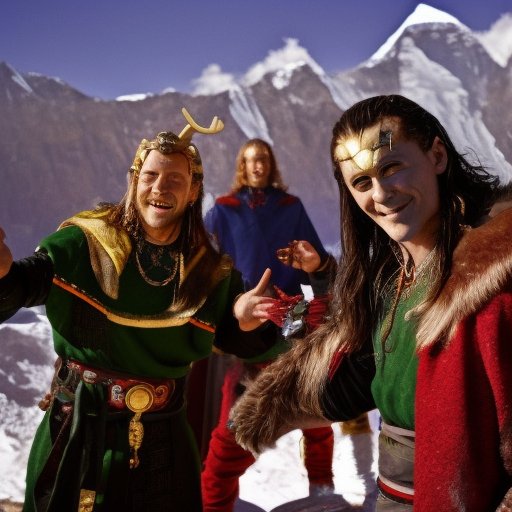 Radik_asd's tweet photo. @vikings_game Hello everyone!I wish you all good luck😉
I hope this work is suitable for the competition, it seems that artificial intelligence does not really understand what I want to get, but it’s even funnier🤣🤣🤣
Key phrase to use:
God Loki have a disko on Everest with Vikings
ID25689477 https://t.co/PKiPRRHPnk