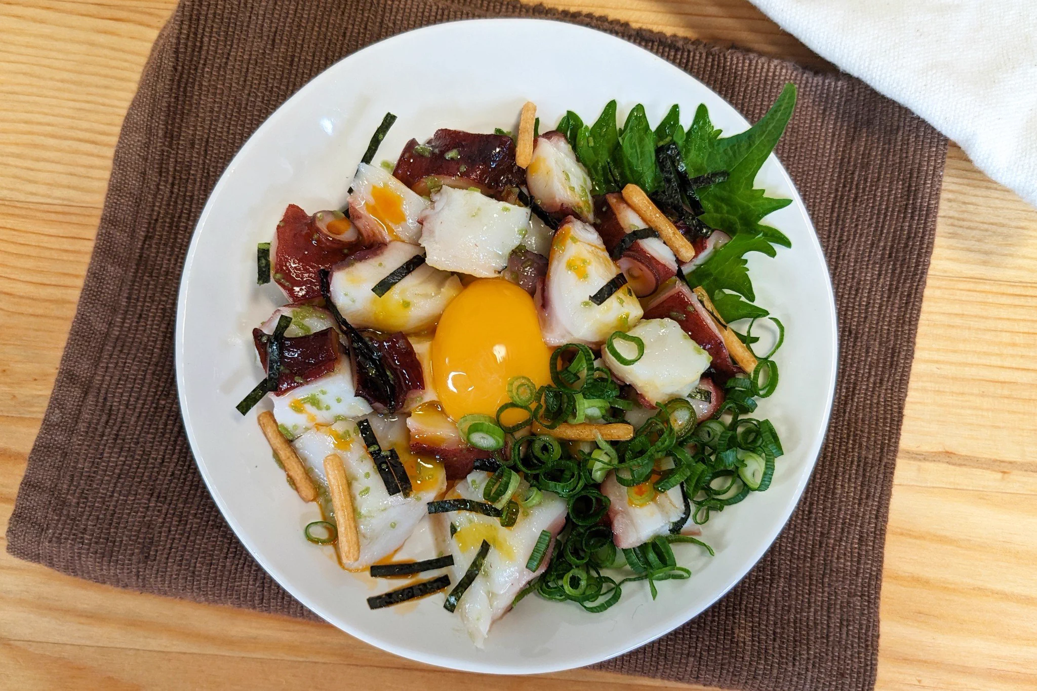 意外な組み合わせだけどすごく美味しそう！お茶漬けの素などを使った「タコ」レシピ！