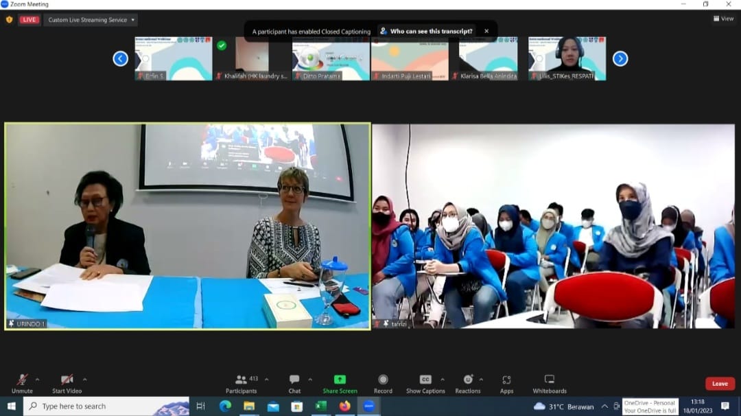 Hybrid webinar Ageing with Dignity among Persons with Dementia, followed live by students from Urindo University and large zoom audience. Risk factors for dementia, the importance of collaborative family networks and of advocacy! <a href="/urindo_official/">Universitas Respati Indonesia</a> <a href="/alzi_indonesia/">Alzheimer’s Indonesia</a> <a href="/CRASoton/">Ageing Southampton</a>