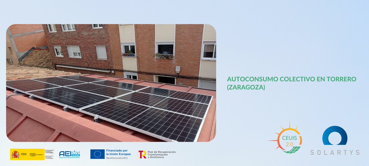📢El #proyecto #AEI #CEUIS2 sigue avanzando con las 3 #ComunidadesEnergéticas piloto que permiten probar y validar los desarrollos realizados en este proyecto:
🔹ManzaEnergia (Madrid)
🔹Luco de Jiloca (Teruel)
🔹 Torrero (Zaragoza)
➕solartys.org/es/proyectos-i…