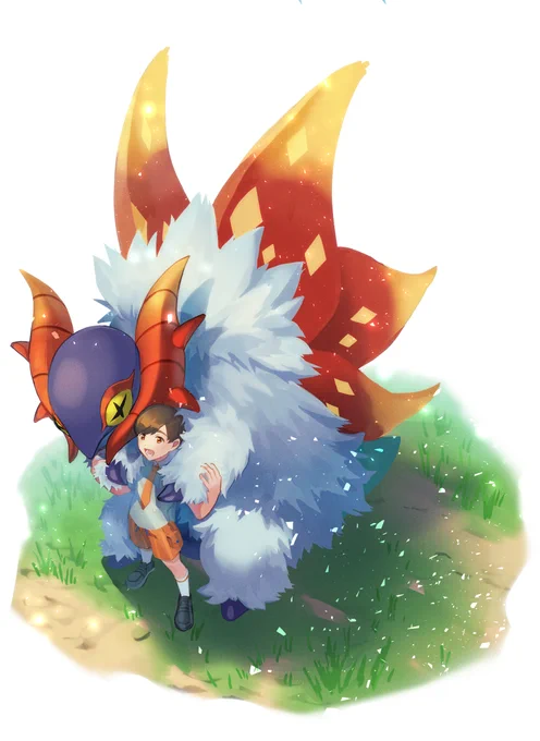 パルデア地方たのしい!#ポケモンSV #pokemonfanart 