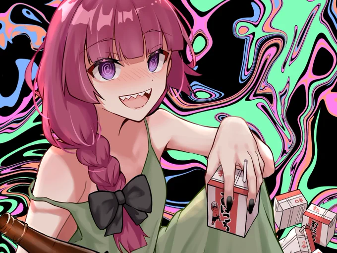 アニメ一気見して、好みにぶっ刺さった廣井きくり姉さん描きました!めちゃくちゃ良かった! #ぼっち・ざ・ろっく #ぼっちざろっく#廣井きくり 