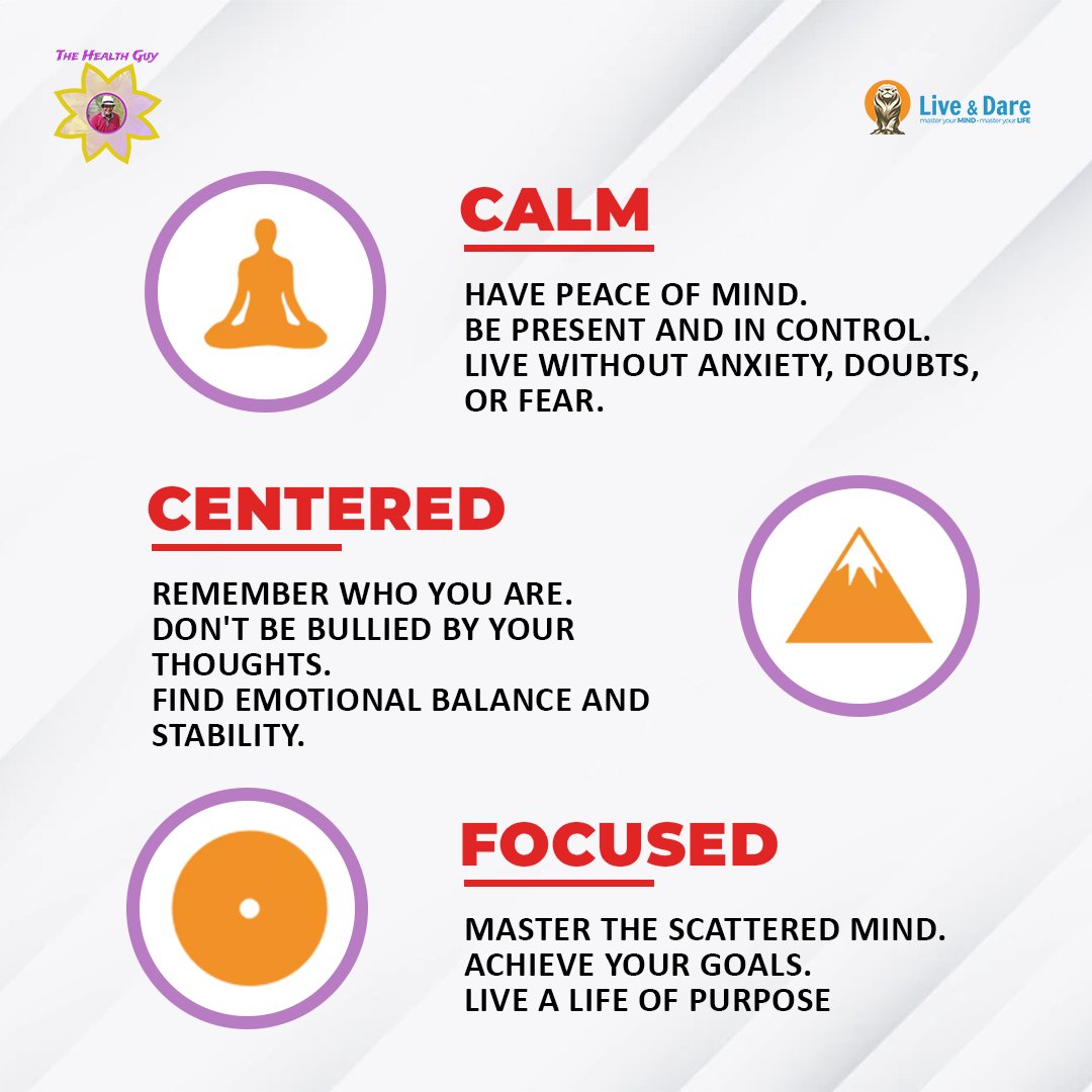 spaguyguy's tweet photo. Meditation practice is not difficult or confusing if you have the right framework and guidance. Learn the Three Pillars of Meditation, for free, and experience the wonderful benefits of this practice.

Start Your Free Course Today 👉 https://t.co/zFzJqdVKPj

#livenaddare #Health https://t.co/gDaMZWGaws