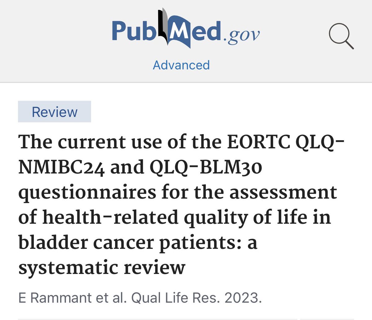 Elke Rammant (@elkerammant) on Twitter photo 📢Interested in measuring #HRQOL in #bladdercancer patients? Read the first article of our <a href="/EORTC_QLG/">EORTC Quality of Life Group (QLG)</a> project to update the bladder cancer #PROMS @MiekeVHR & Marieke van Leeuwen <a href="/_LouisFox/">Louis Fox</a> @TOUR_KCL <a href="/ugent_fge/">UGent Geneeskunde & Gezondheidswetenschappen</a> pubmed.ncbi.nlm.nih.gov/36648569/ 📢Interested in measuring #HRQOL in #bladdercancer patients? Read the first article of our <a href="/EORTC_QLG/">EORTC Quality of Life Group (QLG)</a> project to update the bladder cancer #PROMS @MiekeVHR & Marieke van Leeuwen <a href="/_LouisFox/">Louis Fox</a> @TOUR_KCL <a href="/ugent_fge/">UGent Geneeskunde & Gezondheidswetenschappen</a> pubmed.ncbi.nlm.nih.gov/36648569/