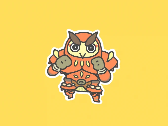 わぉ!お年玉～☆【マッスルなフクズク】リクエスト()フクズクの頭の重ね着とラングロトラでこんな見た目にできるんだなぁ～☆  