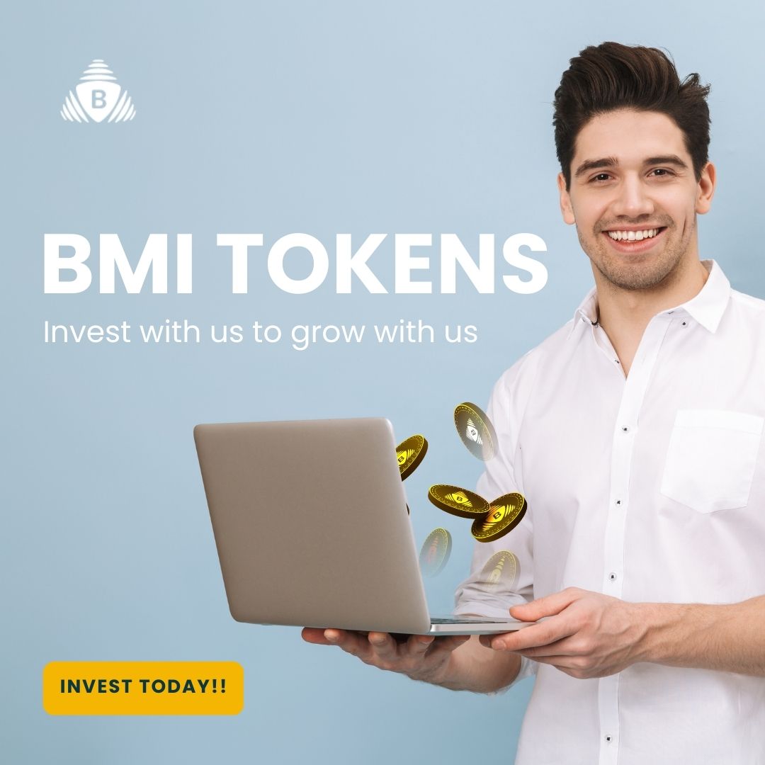 Safe and Secure investment! Invest now!

A simpler way to earn more!

Join us on our BMI Tokens community!!

To know more, Visit @ bmitokens.com

#cryptoworld #bmitokes #investnow #cryptoinvestment #investinyourself  #investments #CryptoInvestor #privatesale #cryptosale