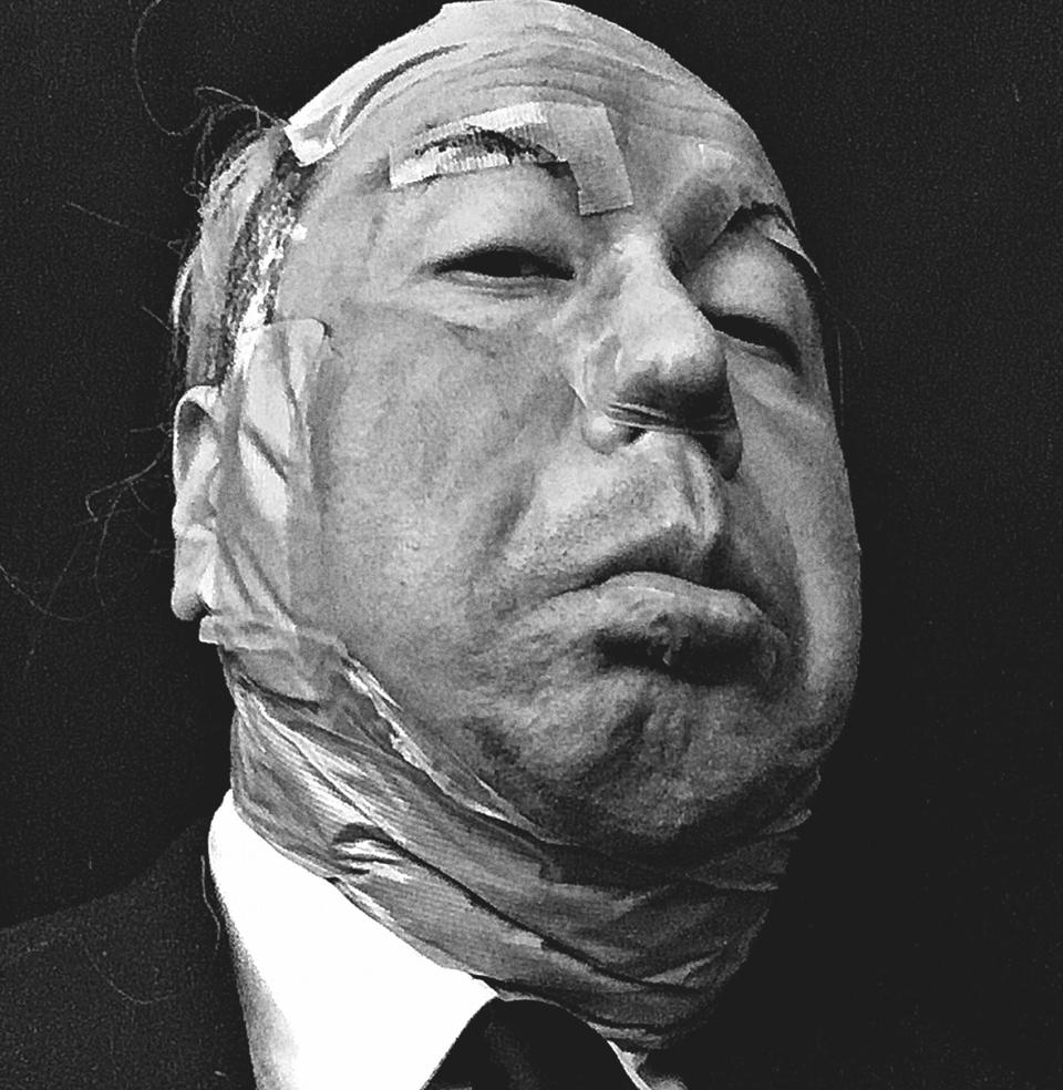 g_50x's tweet photo. It all began when 🇯🇵 designer Ichiwo Sugino picked up a roll of tape and rearranged his face (!) to look like Hitchcock & Che Guevara. His evocative, skin-warped 'impersonations' are part of a Brussels exhibit on outsider photography.📸
#SamPhotoFan #photo
https://t.co/6poRpo2iK1 https://t.co/Ee7gPuCPGF