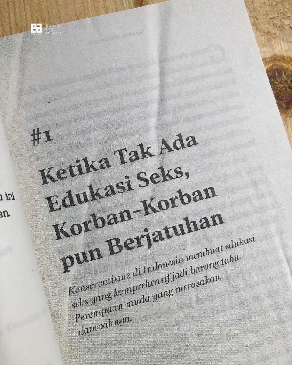 Ketika Tak Ada Edukasi Seks, Korban-Korban pun Berjatuhan

Memori Tubuh Kami, sebuah buku baru yang akan dirilis di akhir bulan ini, berisi liputan tentang diskriminasi gender dan seksualitas terhadap anak. 

Sebuah Thread