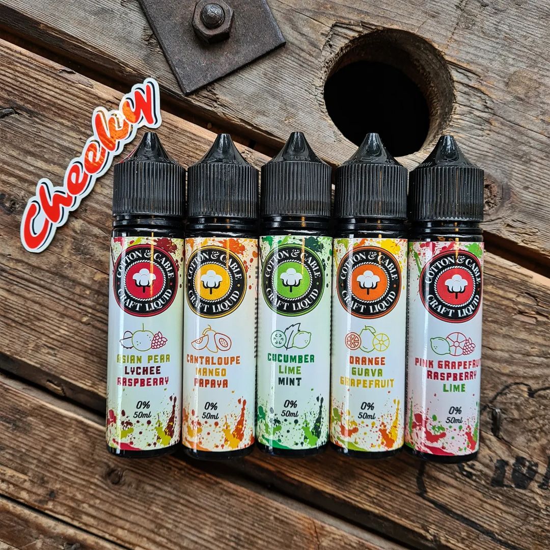 Maybe it's fruity, maybe it's Cotton & Cable 💁‍♀️

Our Fruits range has been layered and blended to perfection to provide exotic and tropical vibes, enjoy! 🍐 🍑 🥒 🍍 🍏 🍊 

#fruitvape #vaping #subohm #rta #rda