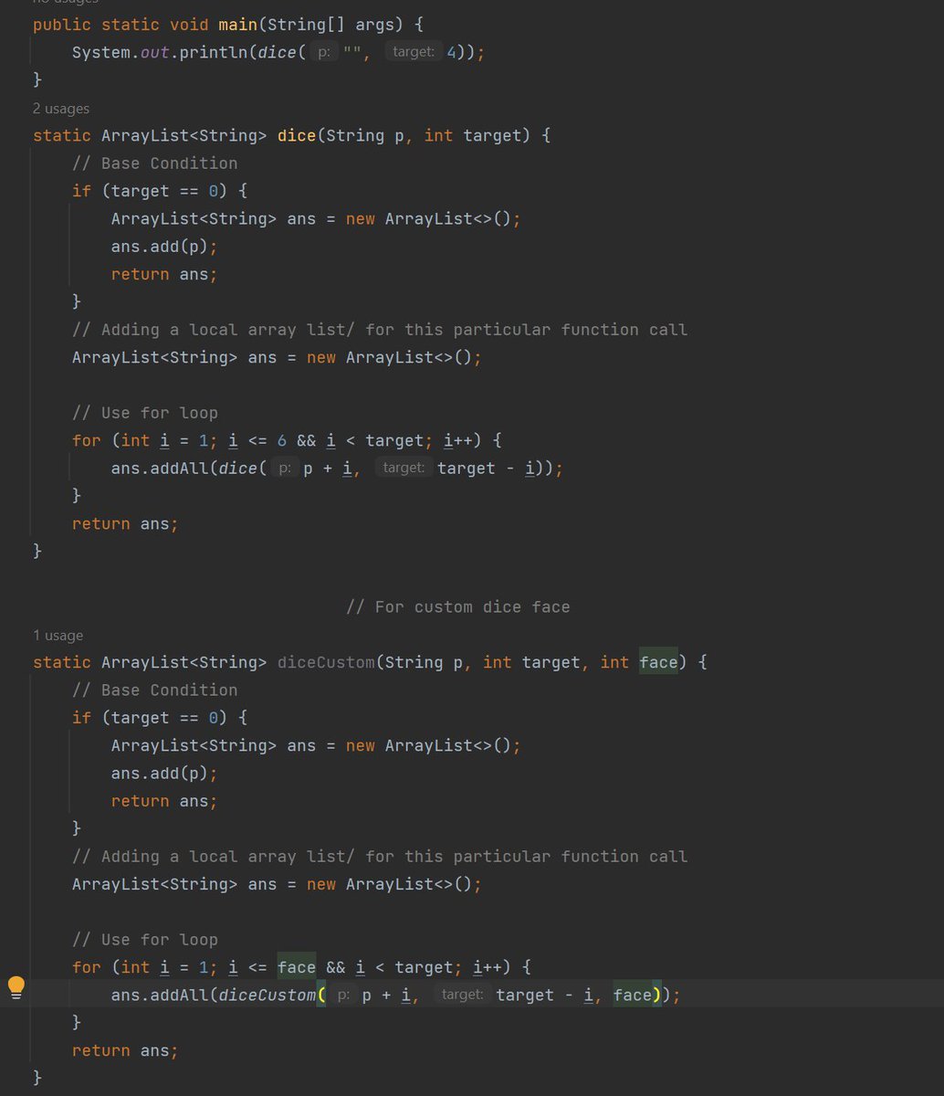 vishsigg's tweet photo. Day-27 of #100DaysOfCode
Recursion Suset etc. & Permutation + few Q's.
#100daysofcodingchallenge #100daysofcoding #DSA #dsaindecember #languages #programmers #developer #Java #code #coder #technology #Software #SoftwareDeveloper #DSA #DSAWithKunal https://t.co/cW1EJYz0bu