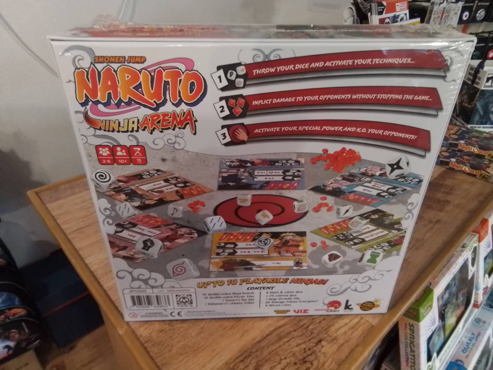 Naruto: Ninja Arena, Board Game