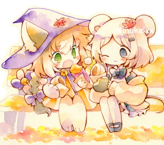 skeb納品しました、ありがとうございました～!秋のおいしさはんぶんこ  #Skeb #Commission より 