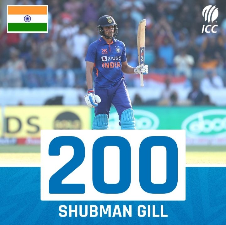springboard_'s tweet image. Biggest Double century of shubman gill in Hyderabad 1st ODI against newzealand 149 ball 208 Run 🇮🇳🇮🇳🏏🏏🏏🏏🇮🇳