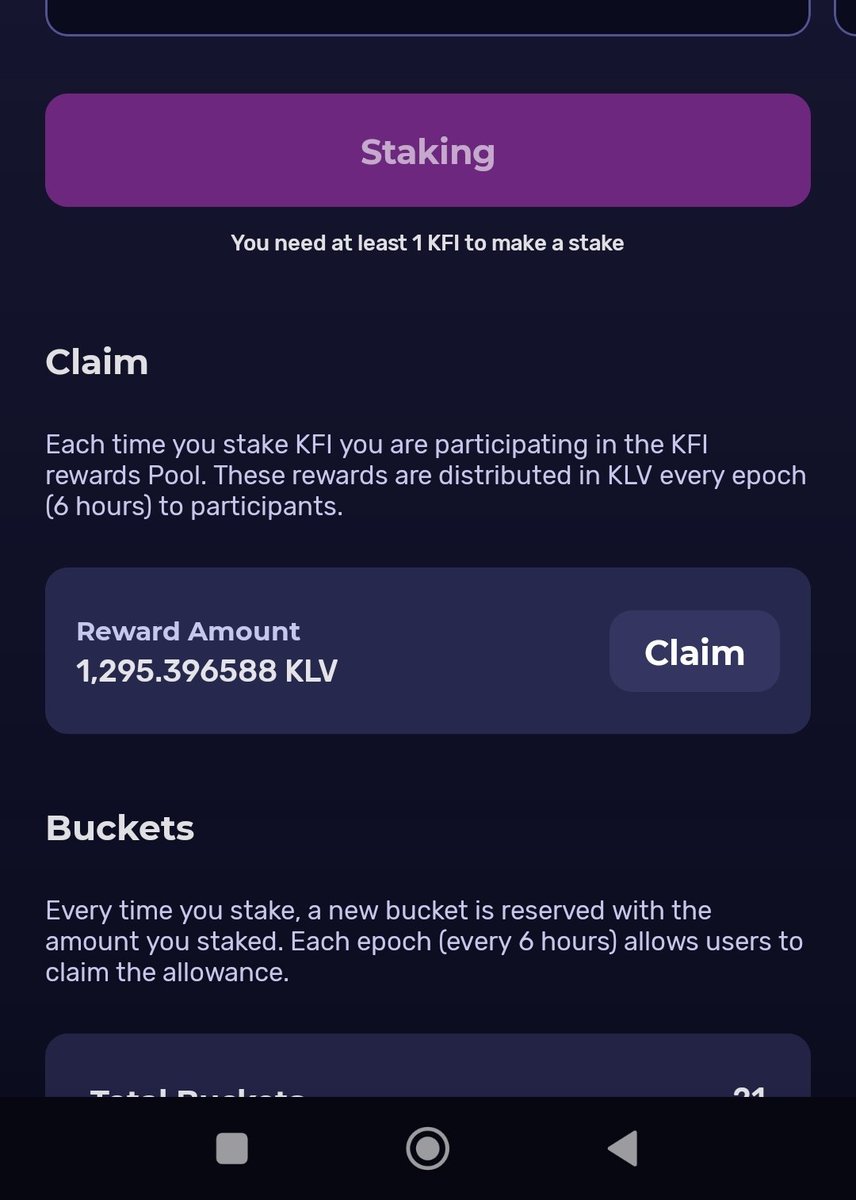 #KFI passive income friends let your KFI work for you 💎🔥