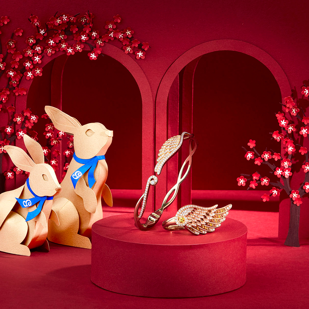 Reach high.

Celebrate the Lunar New Year with playful Wings Embrace jewels that are a reminder to spread your wings and fly in 2023.