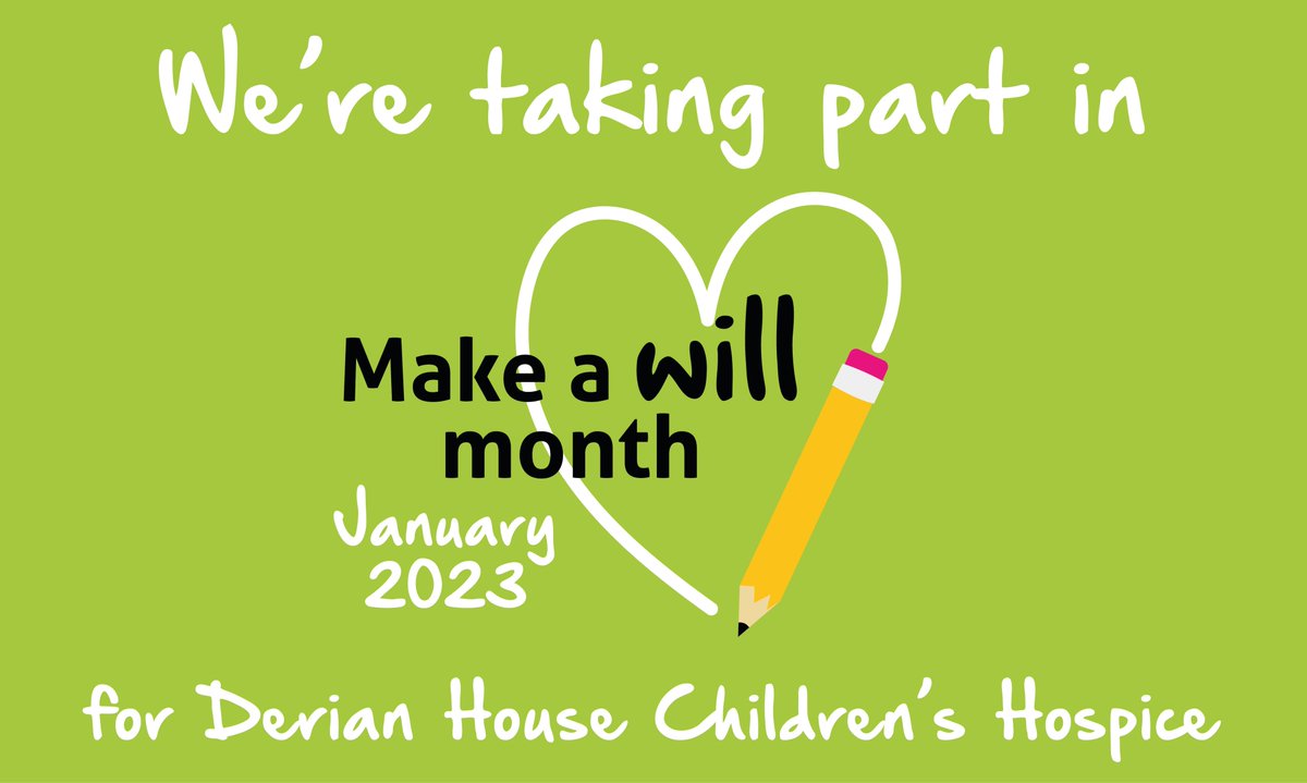 Our Chorley team are taking part in Make a Will Month for @DerianHouse Children's Hospice 💜 Find out more here! derianhouse.co.uk/make-a-will-mo…