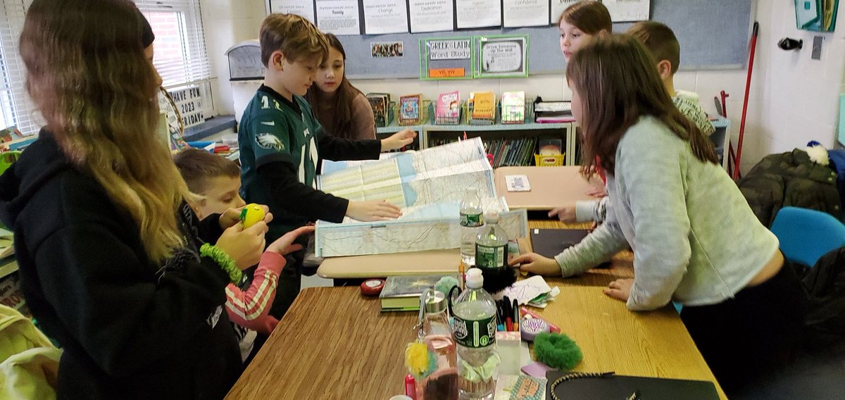 Yesterday, our students discussed what could lead to a war - a snowball, a map, tea, or a stamp? They ideas and arguments were well-thought and great to hear. Thanks <a href="/colonialwmsburg/">Colonial Williamsburg</a>  for this engaging lesson idea. #proud2bmillstone #4thgrade @MillstoneElemen
