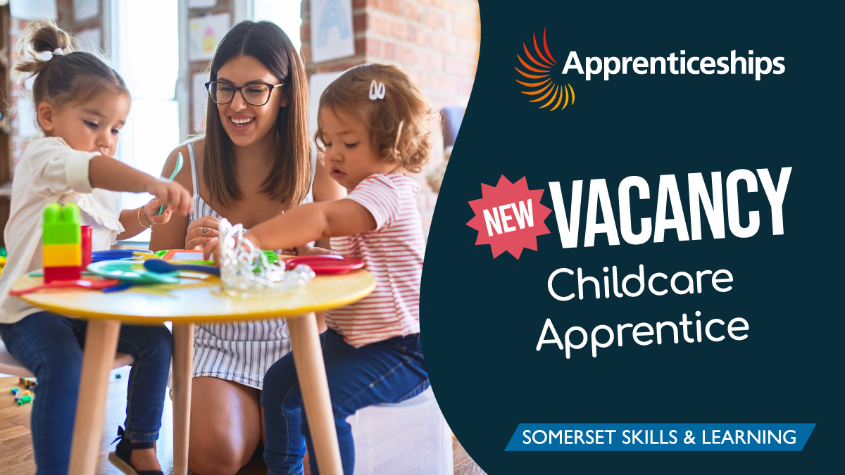 🧸L3 Early Years #Apprenticeship 🕘30 hrs/wk 📍Yew Tree Nursery & Pre-School #yeovil ✏️We're looking for someone with a love of working with children where you will gain an Early Years Educator Level 3 qualification. 👉Apply here findapprenticeship.service.gov.uk/apprenticeship… 🗓 Closing date 25 January