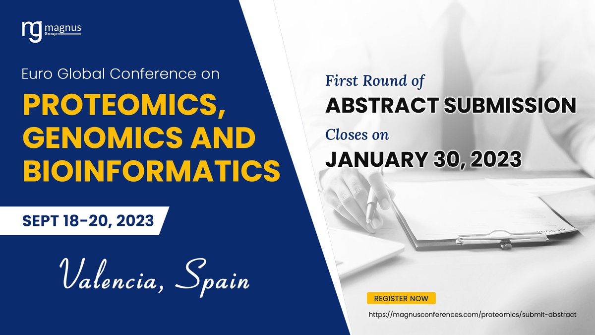 Proteomicconf's tweet photo. Participation is one of the best method to cultivate ideas", Join us and share your aspiring research work @Proteomicconf and spread your research worldwide by attend In-person at Valencia, Spain or Virtually and explore.
#proteomics #biomarkers #Glycoproteomics #Lipidomics https://t.co/yX0XOv4JWm