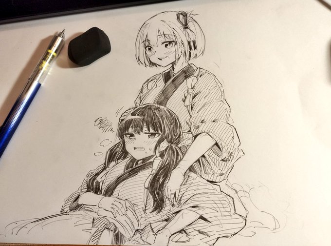 「…疲れました…」
「よしよし♡」 
