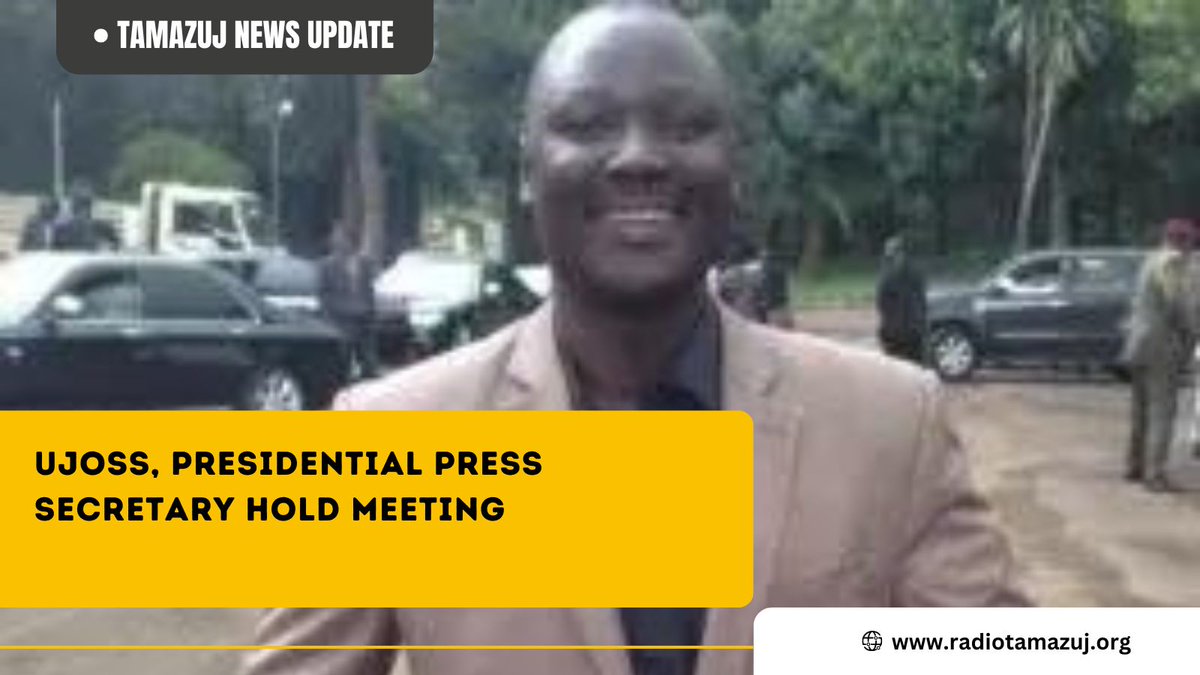 RadioTamazuj's tweet photo. The Union of Journalists of #SouthSudan (#UJOSS) on Tuesday paid a courtesy visit to President Salva Kiir’s press secretary, Lily Adhieu Martin Manyiel, to foment working relations and create a conducive environment for the media in the country.
https://t.co/7CGhb3cGDU
#SSOT https://t.co/9Roa05q5J0