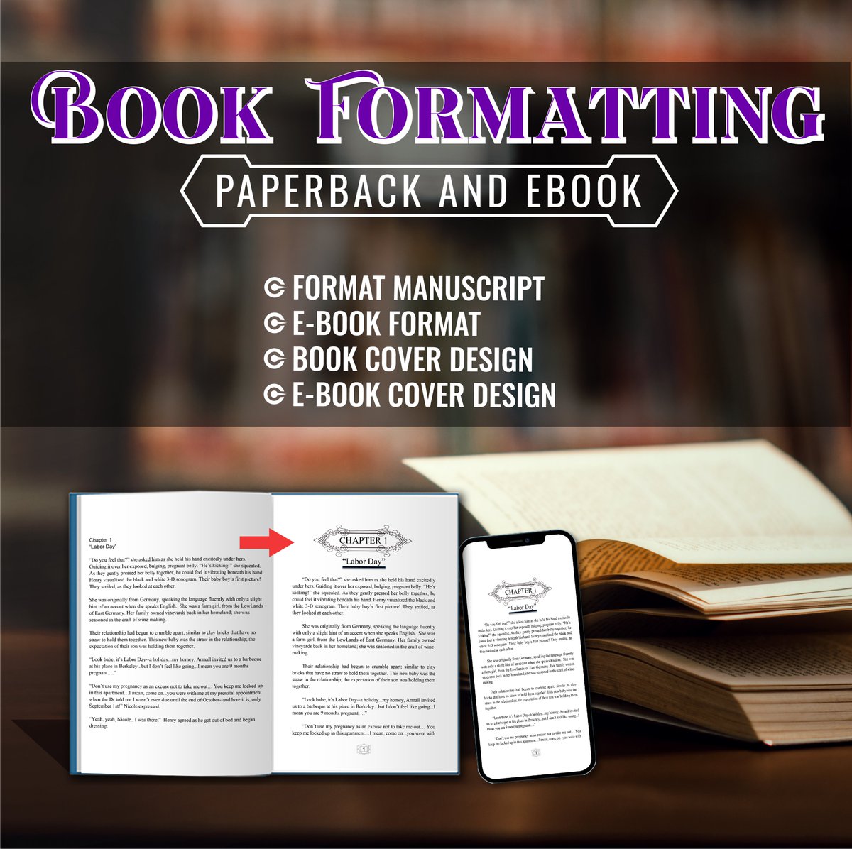 As an expert in manually converting eBooks for all major platforms, I am able to convert eBooks to Kindle format for Amazon, ePub format for Apple, and Ingram Spark format for Ingram.
Hire me: fiverr.com/share/LNpv3L

#bookformat #kdpbookformat #kindleformatting #amazonkdp