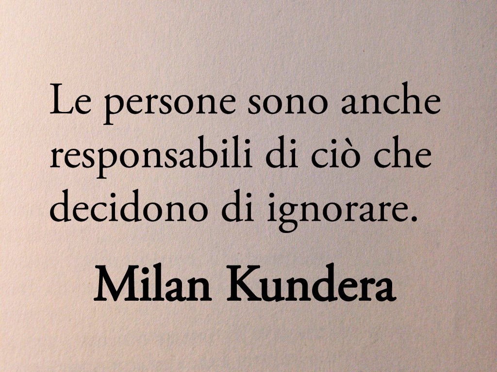 Poesiaitalia's tweet image. Genio Kundera 📚