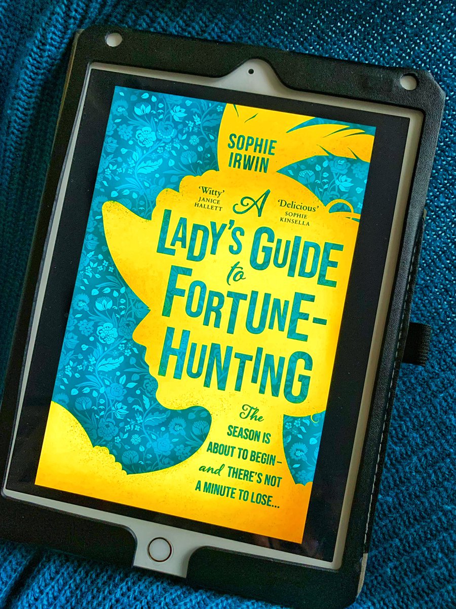 BookforThought1's tweet image. First day off in a while and of course feeling a bit under the weather (typical!), so retreating to bed with a new book that perfectly matches my blanket 😂
#currentlyreading #LadysGuide