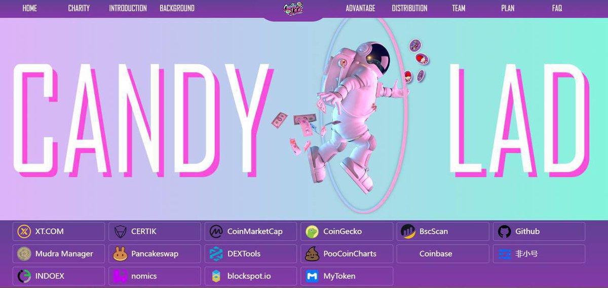 In the coming Chinese New Year, Candylad Token’s marketing advertisement will start soon, please wait and see.

Contract :
0x136bfcdec5db31b565052451ad806014ab9f2b38

🇬🇧 t.me/Candylad