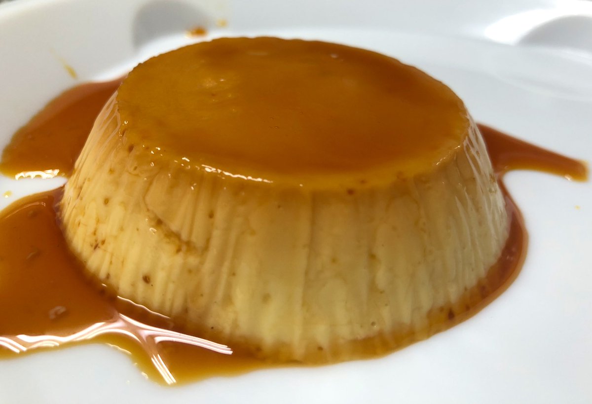 Flan vegano. Porque el Mercado lo pide y salió Perfecto. #PasteleriaVegana