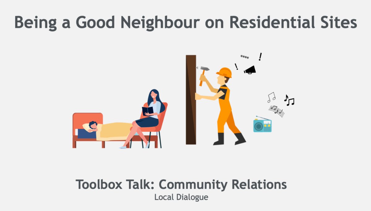 👷👷‍♀️Yesterday we delivered our new Toolbox Talk, which looks at the importance of proactive community relations, for the first time.

We're excited to roll this out to clients - existing and new - very soon! #constructioncomms #toolboxtalk #communityrelations
