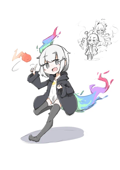 いるちゃん先生( )のアイコンの子!おばけ属性らしいのでうちのおばけと絡ませます 