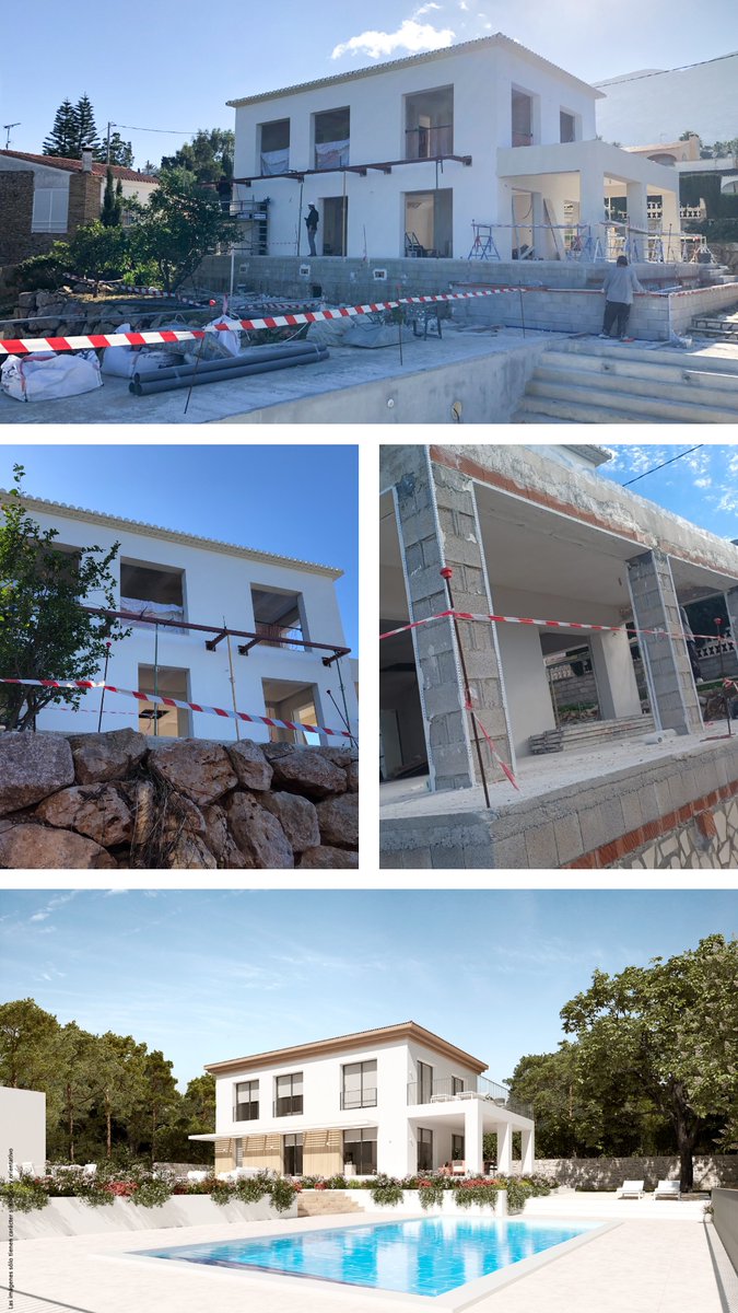 Avanzan las obras de reforma de esta vivienda unifamiliar en la Costa Blanca. #workinprogress #arquitectura 
pepecabrera.com