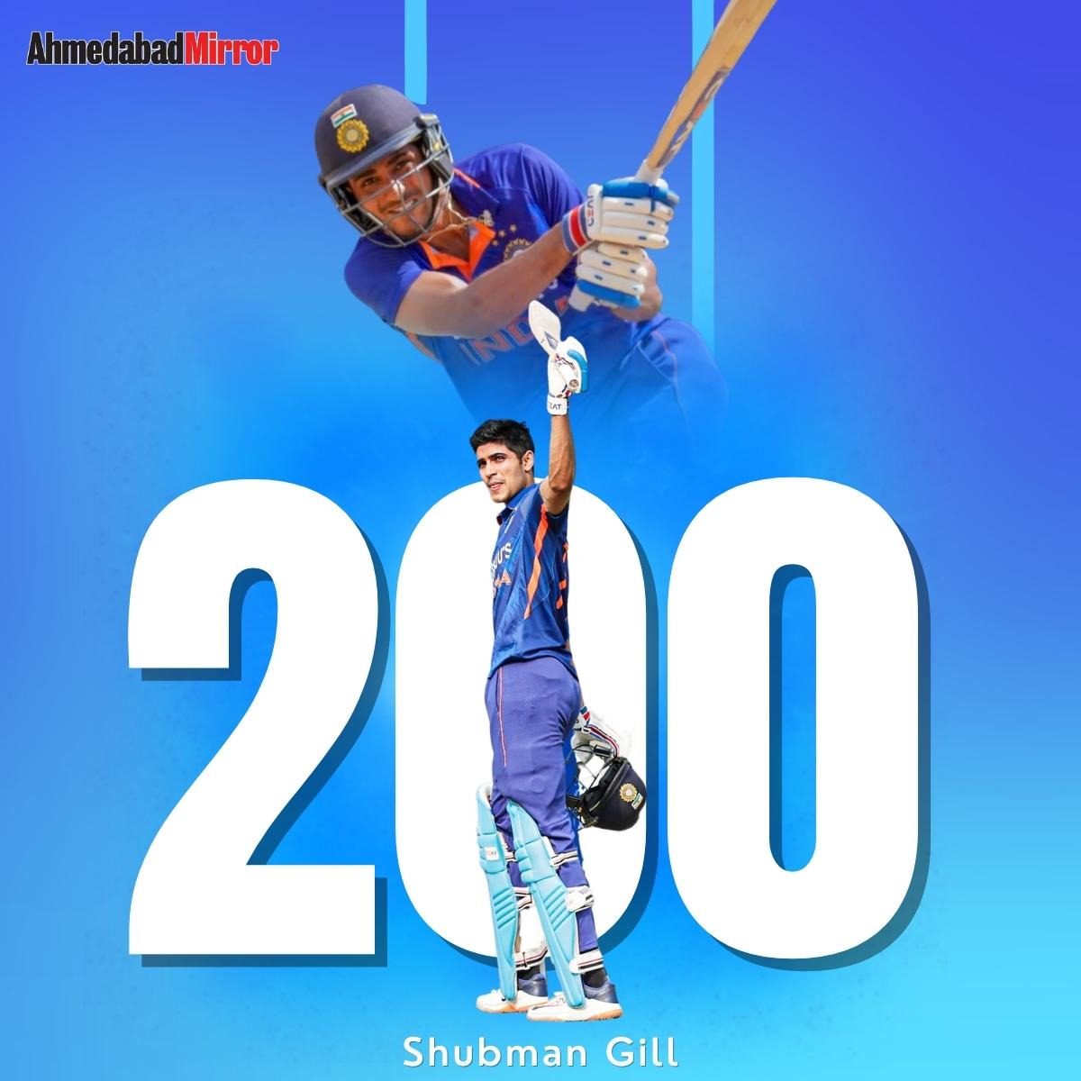 ahmedabadmirror's tweet photo. IND vs NZ: Shubhman Gill smashes double century
#hyderabad #shubhmangill #doubletone #odiseries #indvsnz #teamindia #bcci #icc #sportsnews #cricket #new #viral #viralnews #ahmedabadmirror https://t.co/O9NVEBVH9v